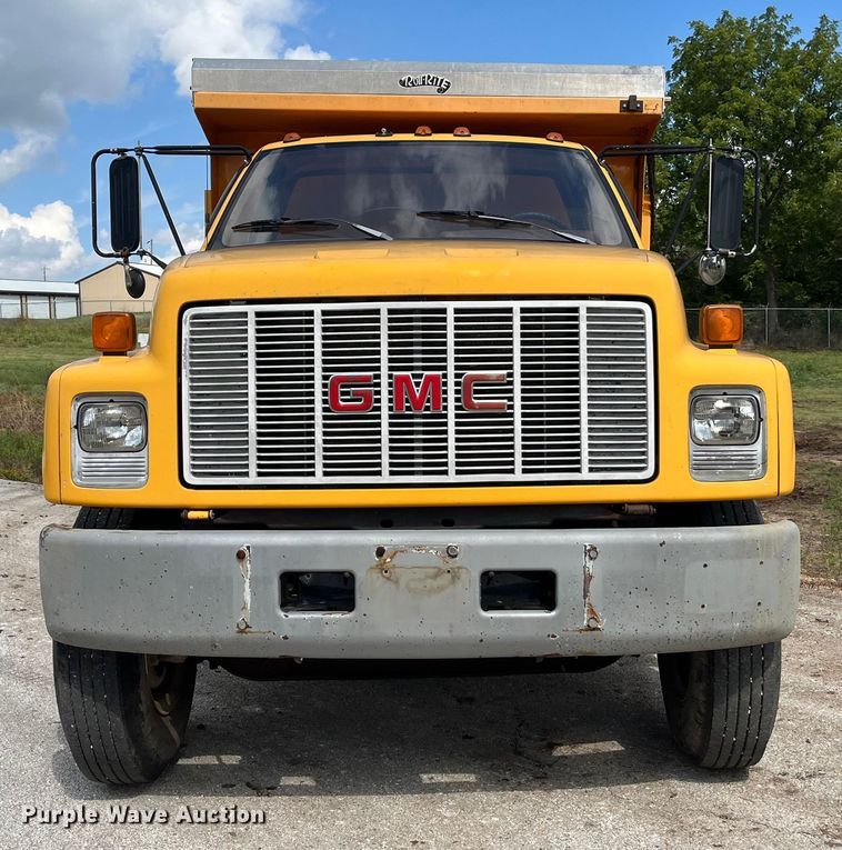 image for item EN5630 1991 GMC TopKick dump truck