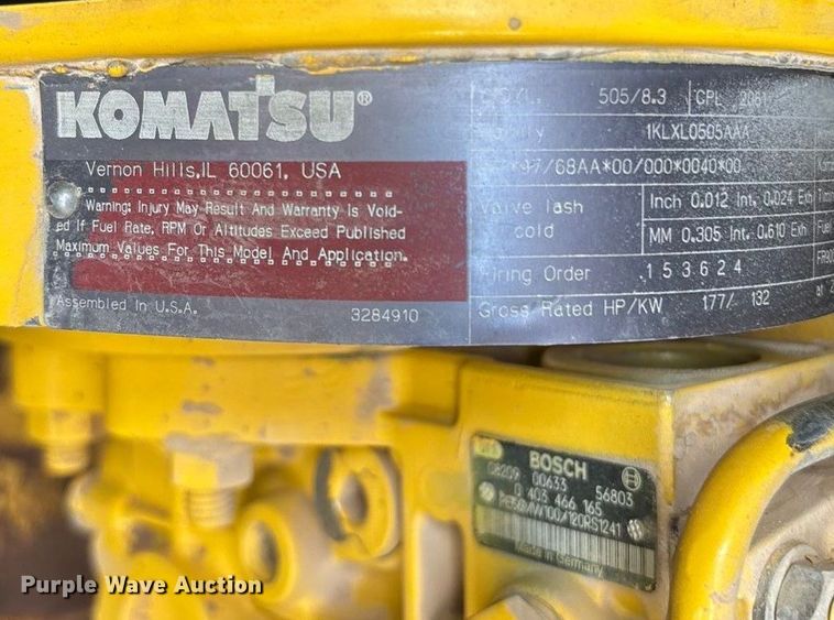 image for item EN5631 2002 Galion 850C motor grader