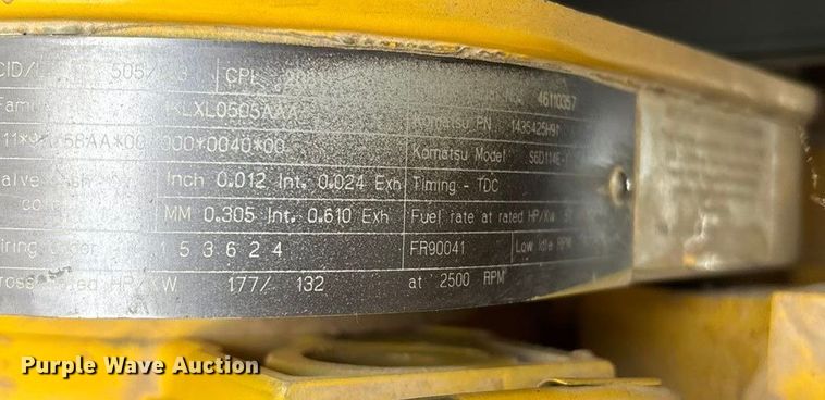 image for item EN5631 2002 Galion 850C motor grader