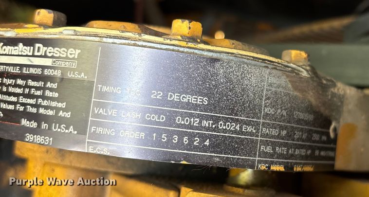 image for item EN5632 1994 Galion 850 motor grader