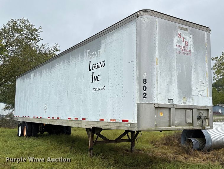 image for item EN5641 1994 Fruehauf FBLP91.5-NT2-43W dry van trailer