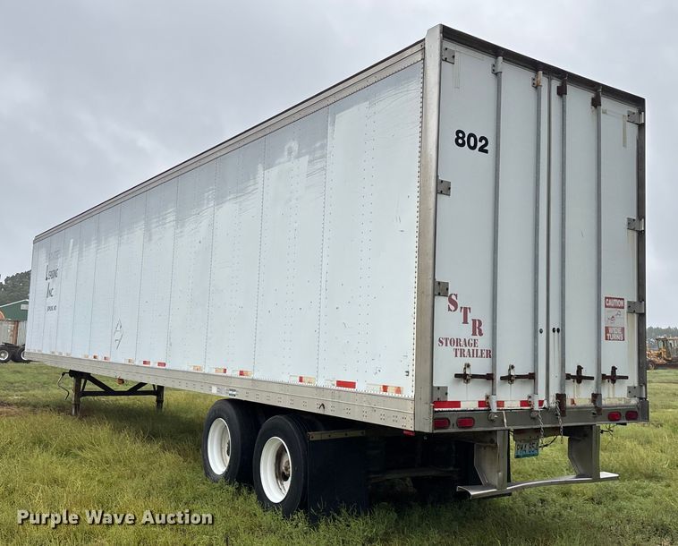 image for item EN5641 1994 Fruehauf FBLP91.5-NT2-43W dry van trailer