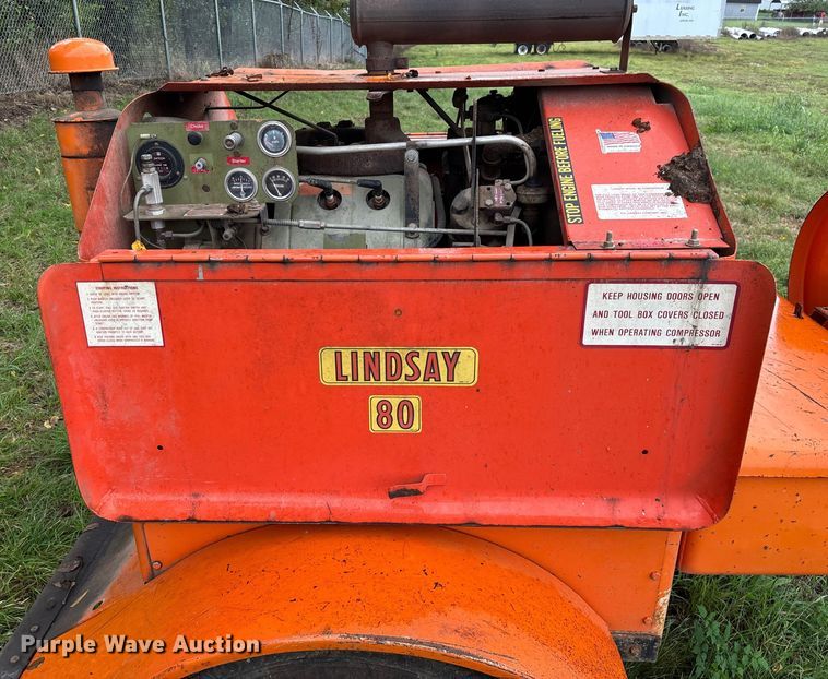 image for item EN5646 Lindsay 80 HC air compressor
