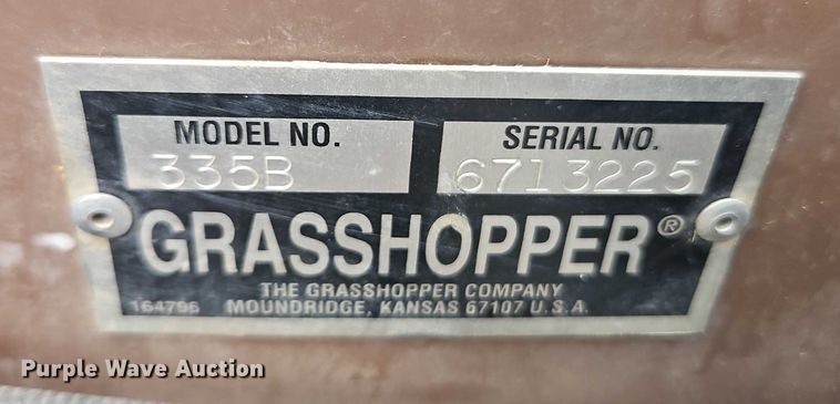 image for item EO4680 Grasshopper 335B ZTR lawn mower