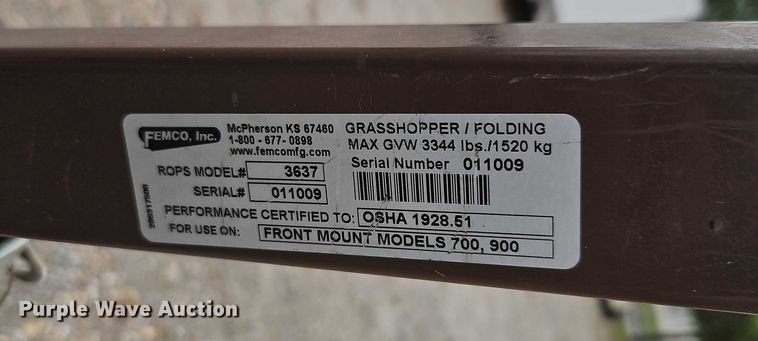 image for item EO4681 Grasshopper 735 Lawn Mower