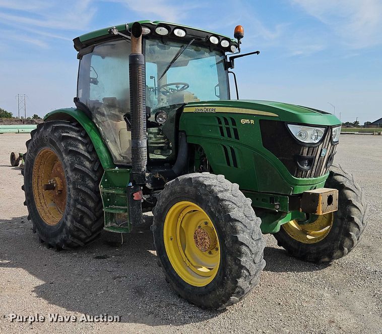 image for item EO4691 2013 John Deere 6115R MFWD tractor