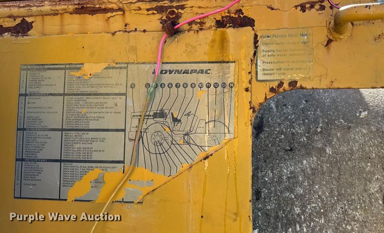 image for item ER0147 Dynapac CA25A single drum vibratory roller