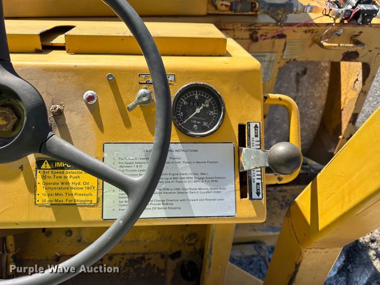 image for item ER0147 Dynapac CA25A single drum vibratory roller