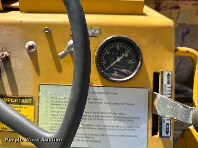 image for item ER0147 Dynapac CA25A single drum vibratory roller