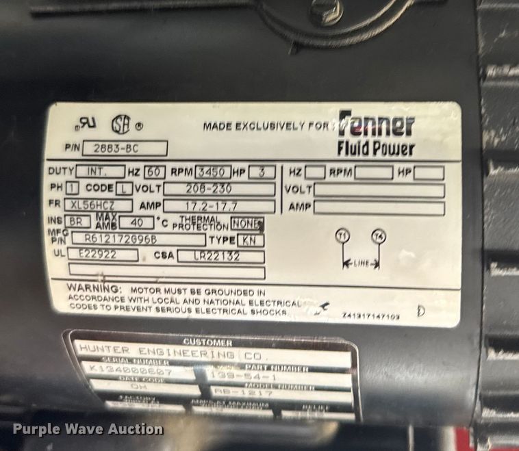 image for item ER2473 Hunter Engineering four post automotive lift