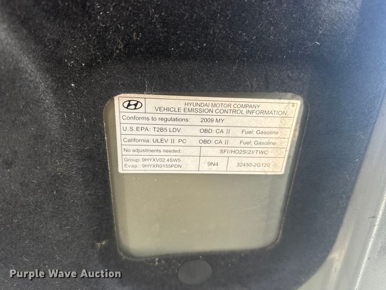 image for item ER2479 2009 Hyundai Sonata 