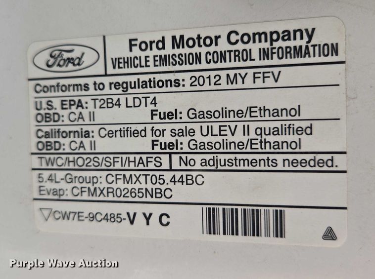 image for item ER5455 2012 Ford Expedition SUV