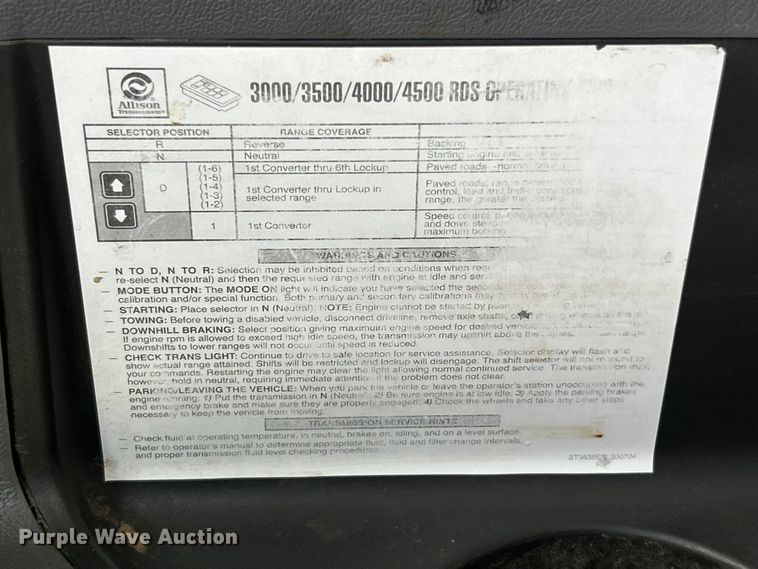 image for item ET3212 2010 Mack GU713 dump truck