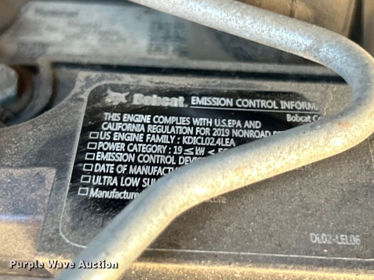 image for item ET3213 2019 Bobcat S650 skid steer loader