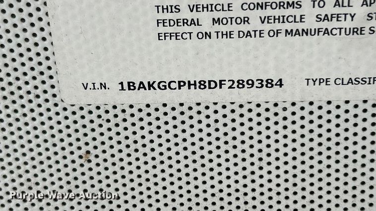 image for item ET3248 2013 Blue Bird Vision school bus