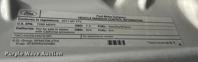 image for item ET4557 2011 Ford F250 Super Duty Crew Cab pickup truck