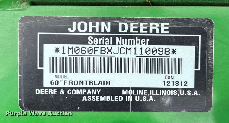 image for item ET4668 2006 John Deere 1445 Series II 4WD lawn mower