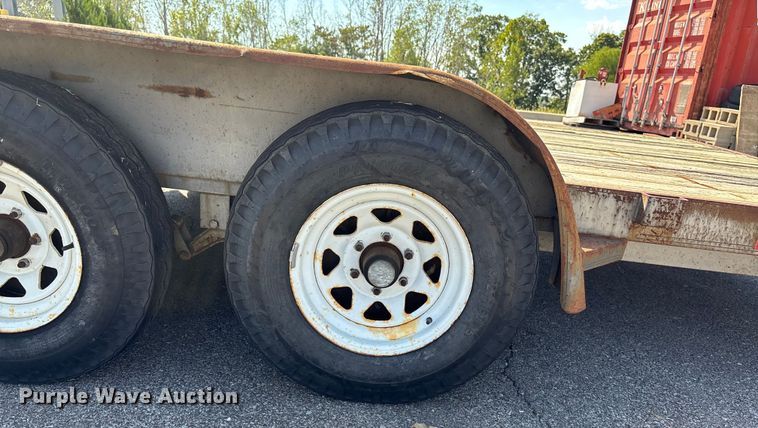 image for item ET4715 1995 Double N utility trailer