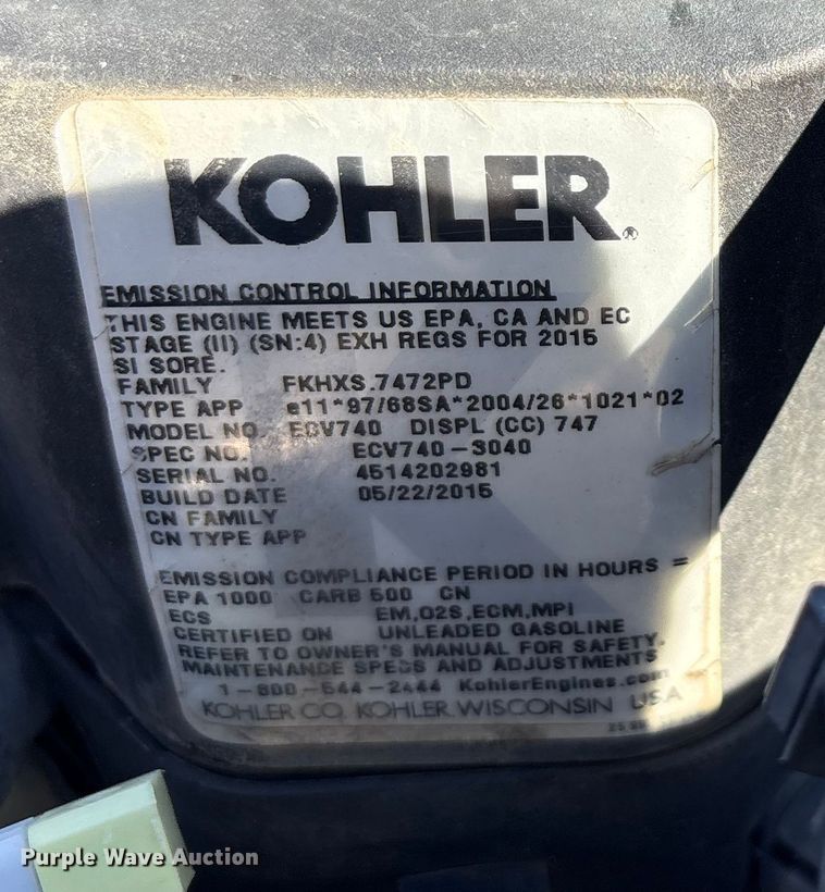 image for item EU0116 Toro 5000 series ZTR lawn mower