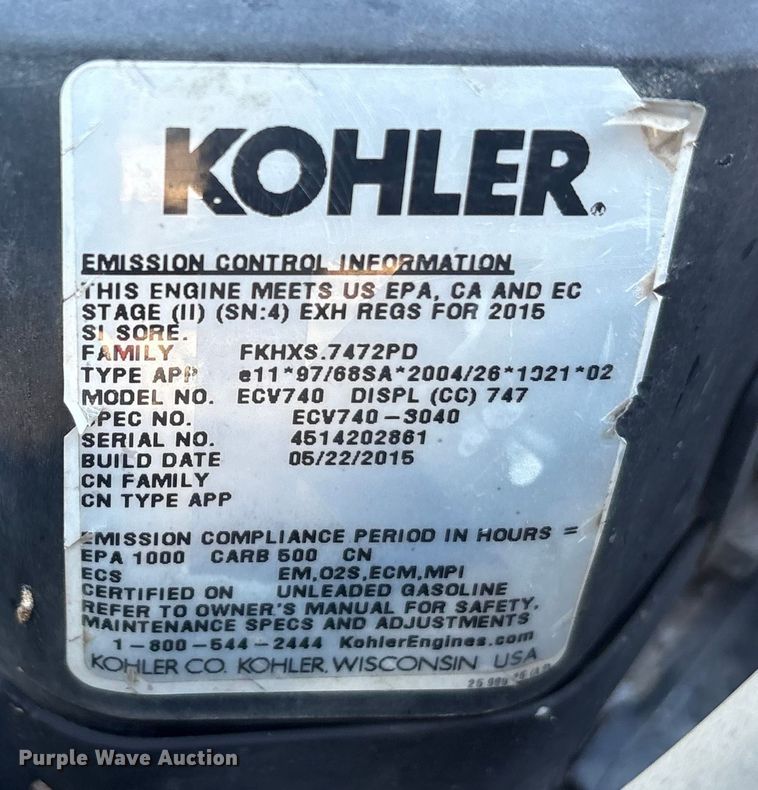 image for item EU0119 Toro 5000 series ZTR lawn mower