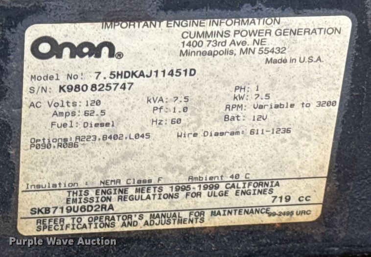 image for item EU2146 1990 Kovatch Rescue pumper fire truck