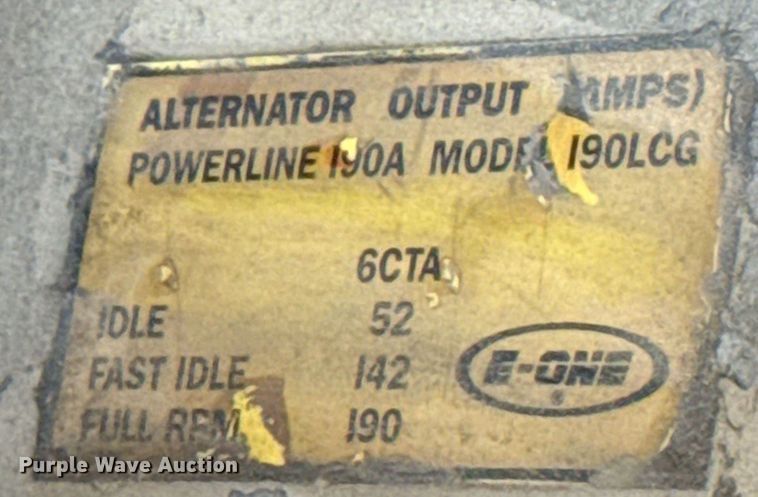 image for item EU2146 1990 Kovatch Rescue pumper fire truck