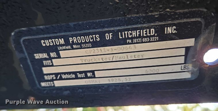 image for item EU3761 Cushman Turf Master 200 turf sprayer