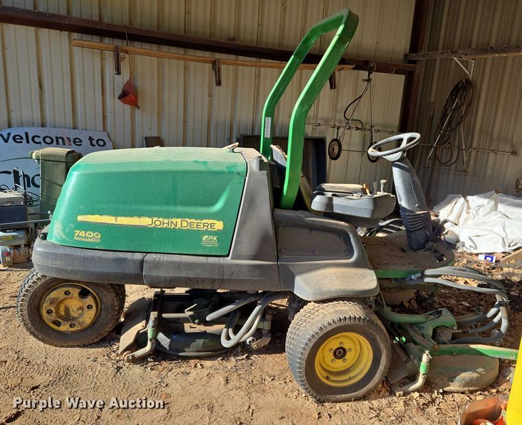 image for item EU3763 John Deere 7400 Terrain Cut lawn mower