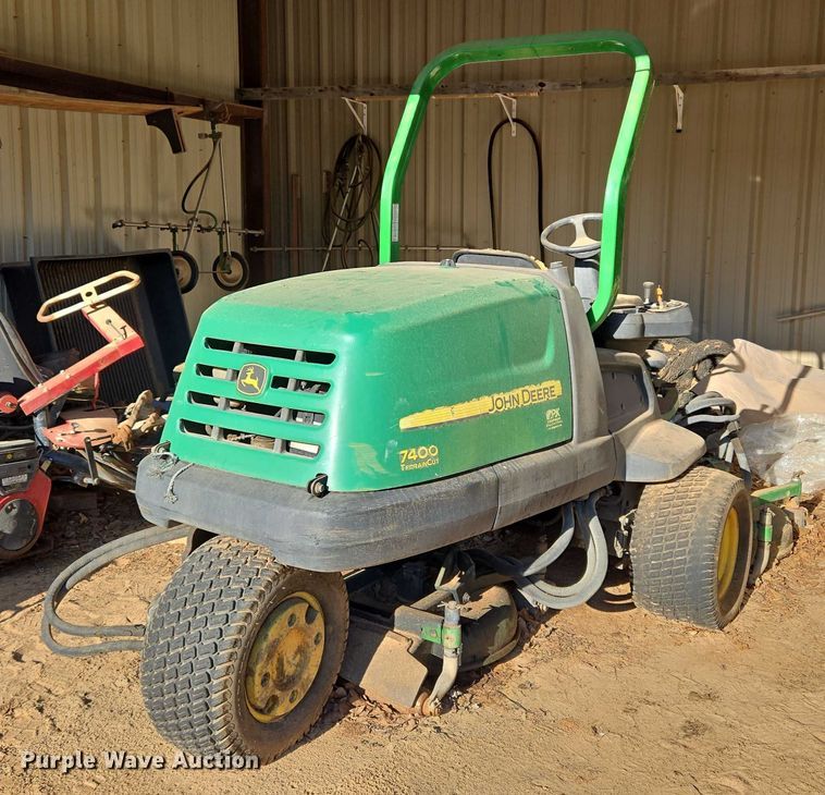 image for item EU3763 John Deere 7400 Terrain Cut lawn mower