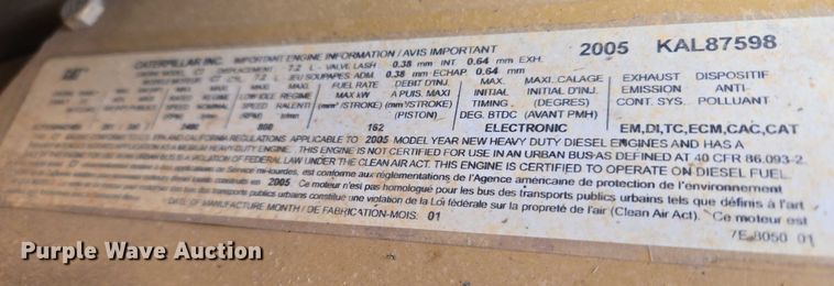 image for item EU3769 2006 Blue Bird Bb Conventional school bus