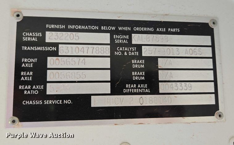 image for item EU3769 2006 Blue Bird Bb Conventional school bus