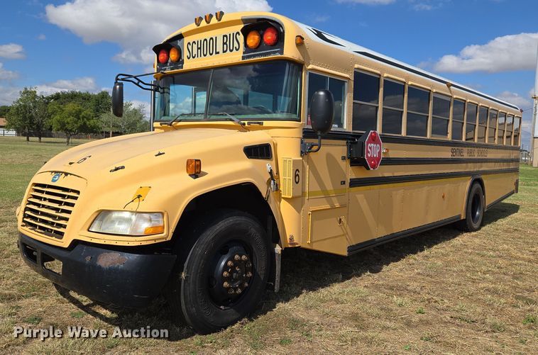 image for item EU3770 2009 Blue Bird Bb Conventional school bus