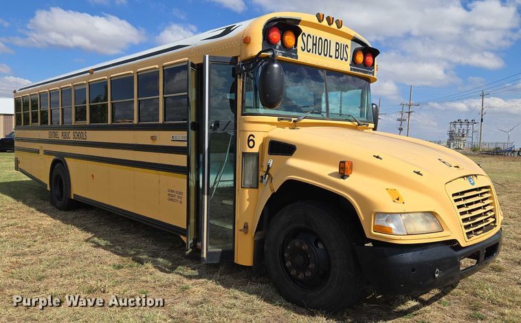 image for item EU3770 2009 Blue Bird Bb Conventional school bus