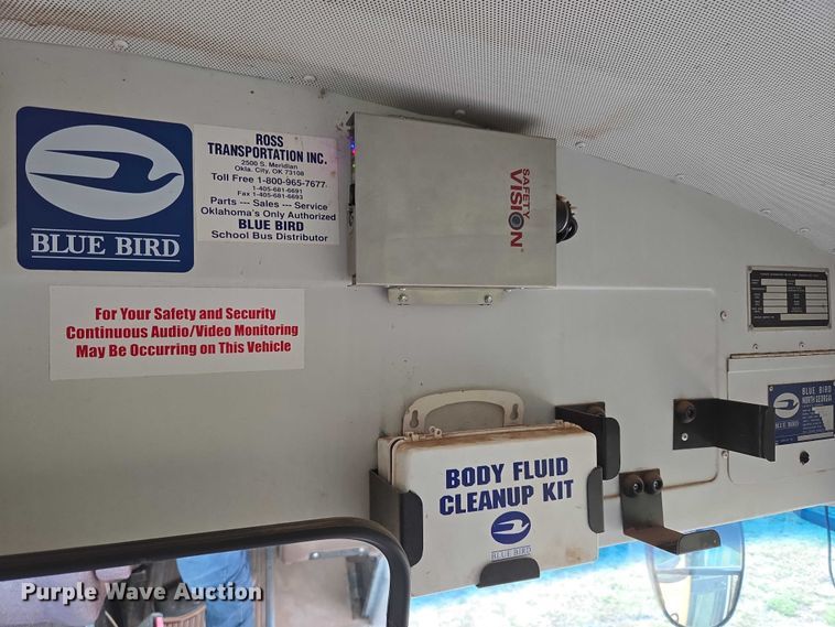 image for item EU3770 2009 Blue Bird Bb Conventional school bus