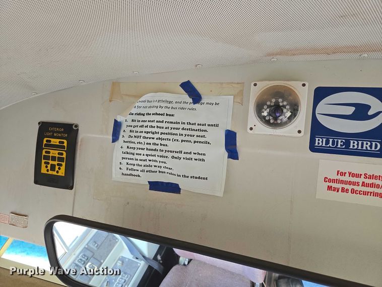 image for item EU3770 2009 Blue Bird Bb Conventional school bus