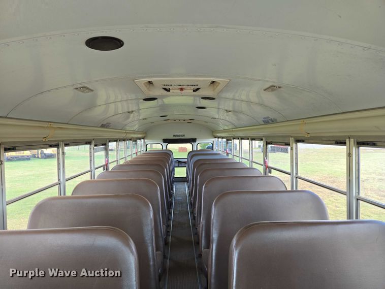 image for item EU3770 2009 Blue Bird Bb Conventional school bus