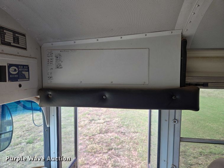 image for item EU3770 2009 Blue Bird Bb Conventional school bus