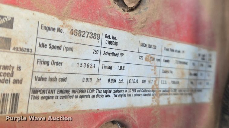 image for item EU3770 2009 Blue Bird Bb Conventional school bus