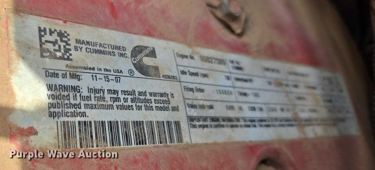 image for item EU3770 2009 Blue Bird Bb Conventional school bus