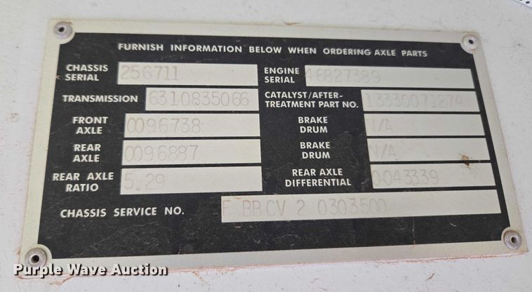 image for item EU3770 2009 Blue Bird Bb Conventional school bus