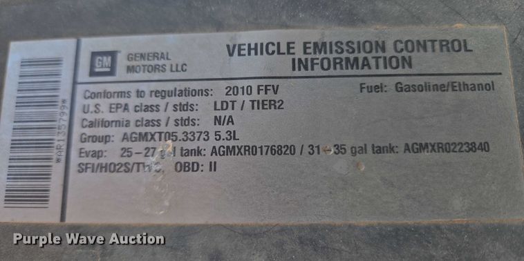 image for item EU3807 2010 Chevrolet Suburban SUV