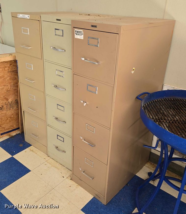 image for item EU3813 (3) filing cabinets