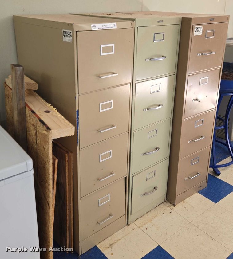 image for item EU3813 (3) filing cabinets