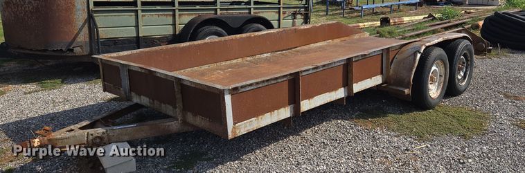 image for item EU3814 Shop built utility trailer