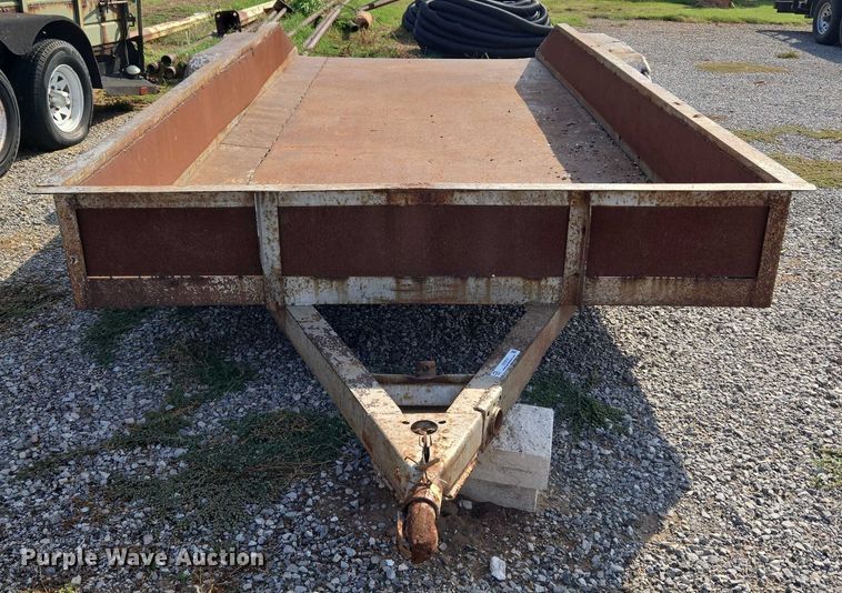 image for item EU3814 Shop built utility trailer