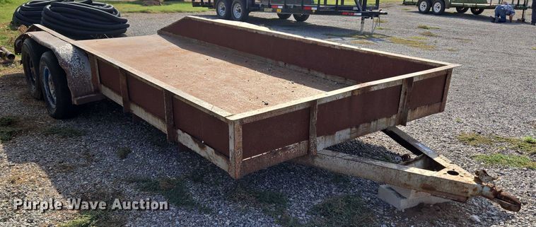 image for item EU3814 Shop built utility trailer