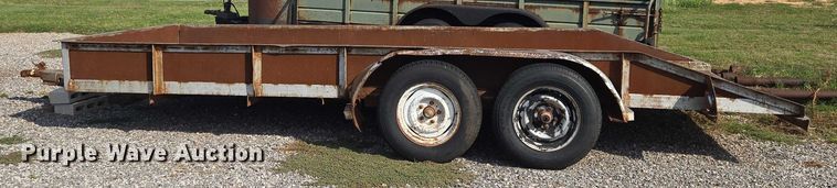 image for item EU3814 Shop built utility trailer