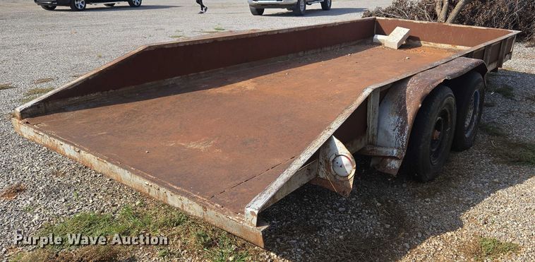 image for item EU3814 Shop built utility trailer