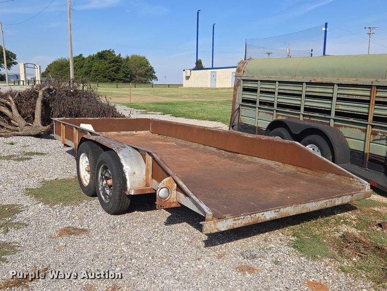 image for item EU3814 Shop built utility trailer