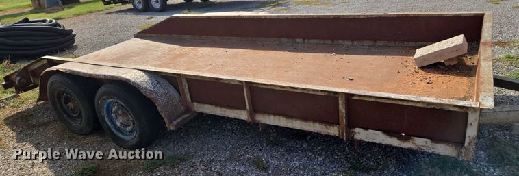 image for item EU3814 Shop built utility trailer